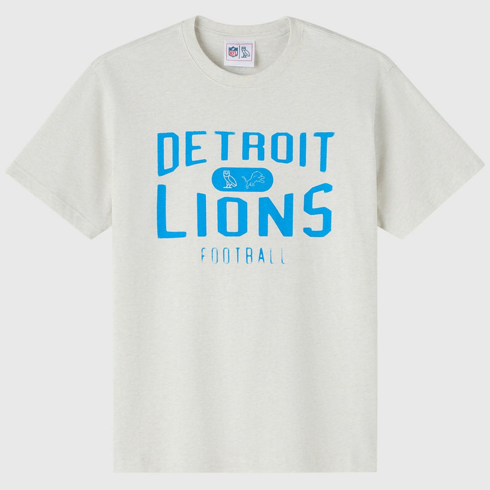 Detroit Lions OVO x NFL Unisex T-Shirt Heather Gray | NFL