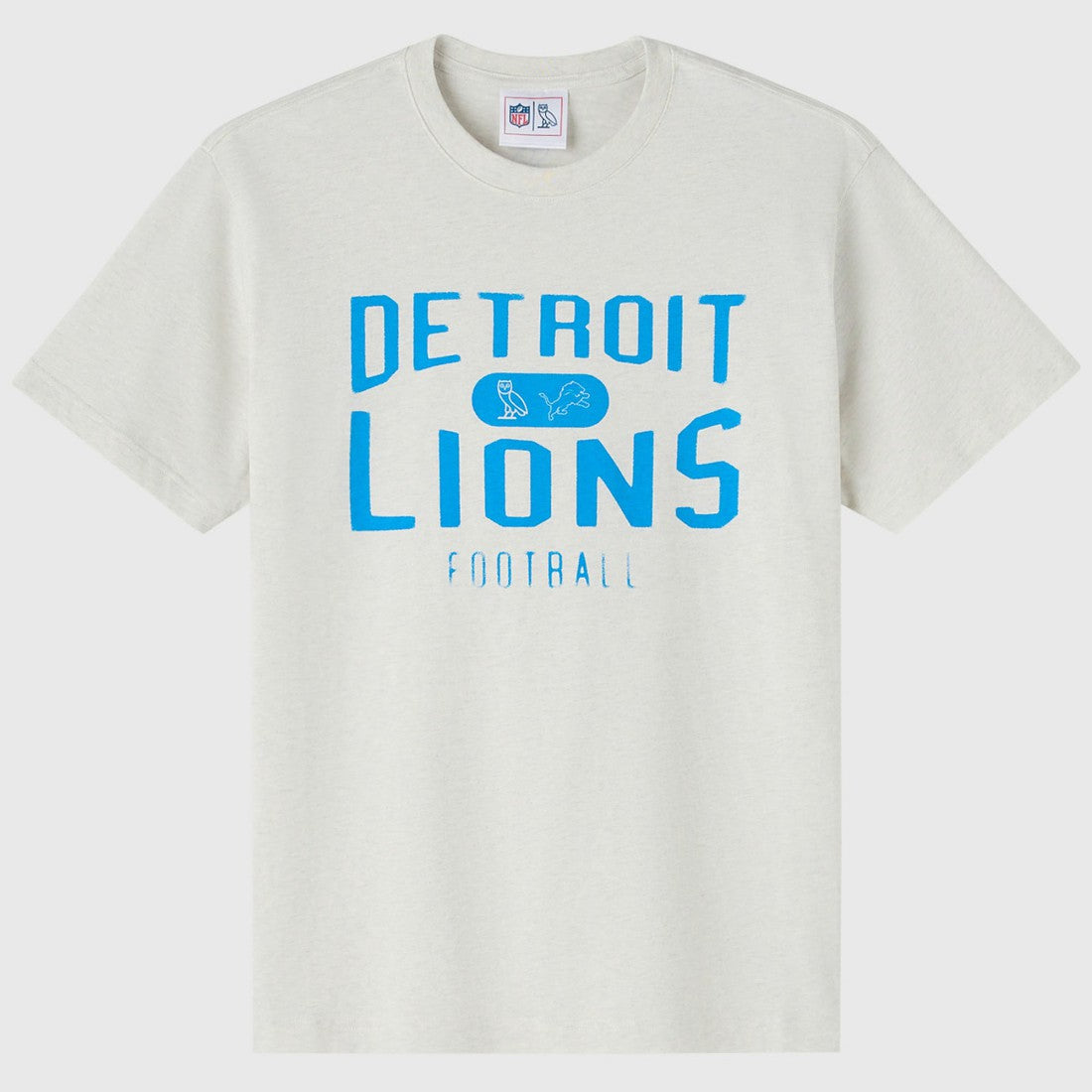 Detroit Lions OVO x NFL Unisex T-Shirt Heather Gray | NFL