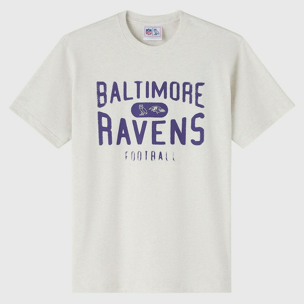 Baltimore Ravens OVO x NFL Unisex T-Shirt Heather Gray | NFL