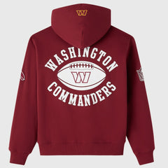 Washington Commanders OVO x NFL Unisex Full-Zip Waffle-Lined Hoodie Burgundy | NFL