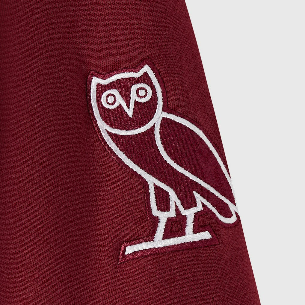 Washington Commanders OVO x NFL Unisex Full-Zip Waffle-Lined Hoodie Burgundy | NFL