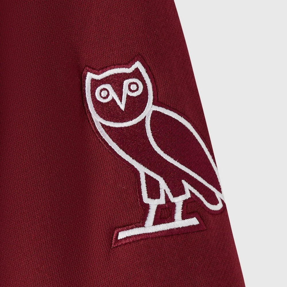 Washington Commanders OVO x NFL Unisex Full-Zip Waffle-Lined Hoodie Burgundy | NFL