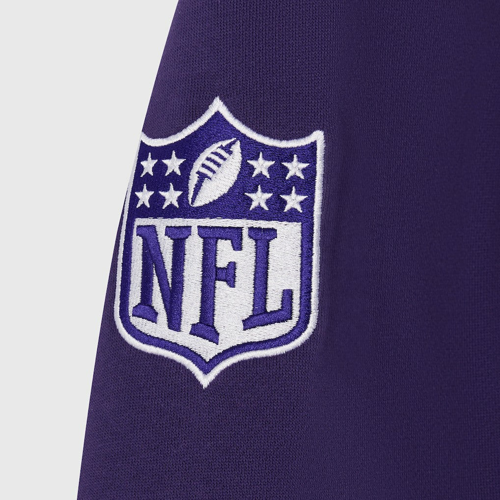 Baltimore Ravens OVO x NFL Unisex Full-Zip Waffle-Lined Hoodie Purple | NFL