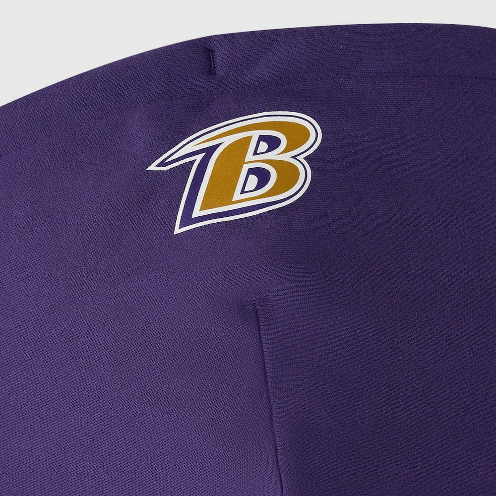 Baltimore Ravens OVO x NFL Unisex Full-Zip Waffle-Lined Hoodie Purple | NFL