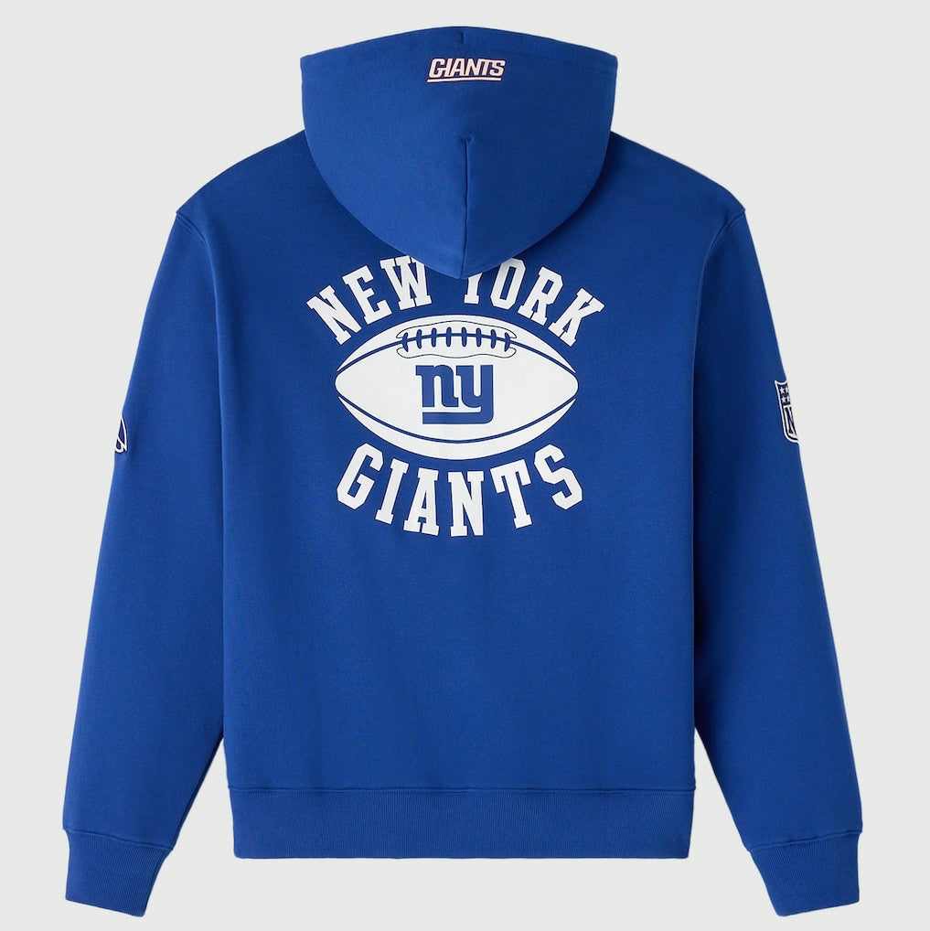 New York Giants OVO x NFL Unisex Full-Zip Waffle-Lined Hoodie Royal | NFL