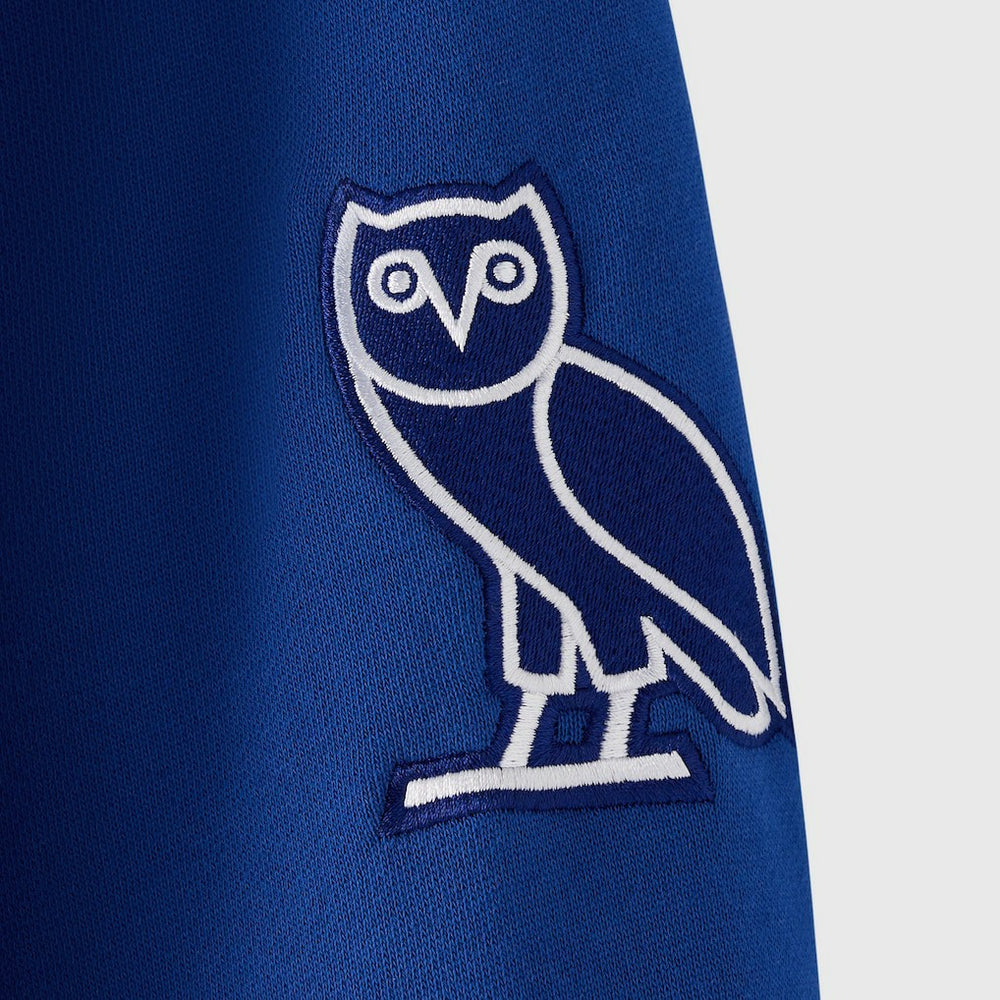 New York Giants OVO x NFL Unisex Full-Zip Waffle-Lined Hoodie Royal | NFL