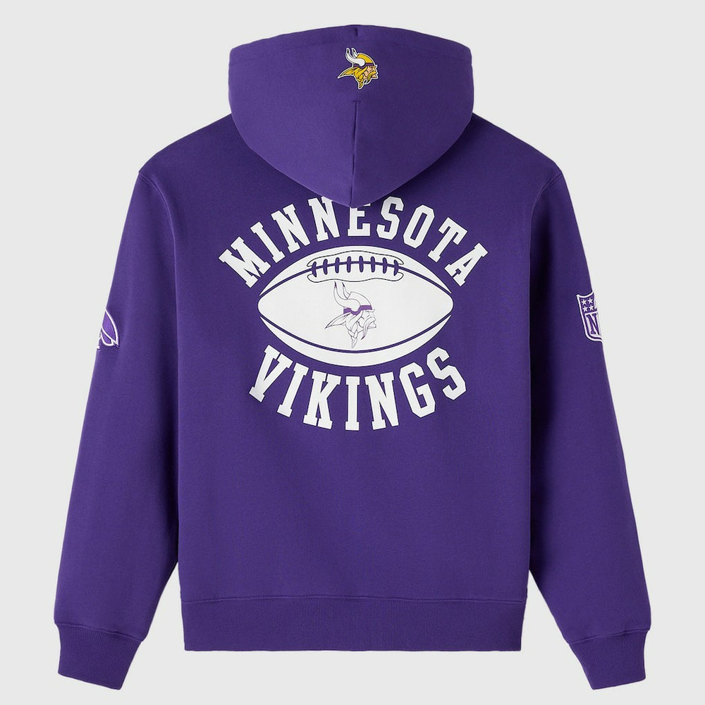 Minnesota Vikings OVO x NFL Unisex Full-Zip Waffle-Lined Hoodie Purple | NFL