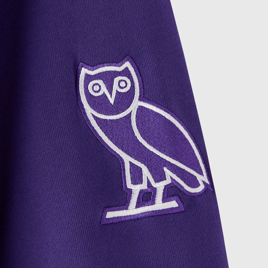 Minnesota Vikings OVO x NFL Unisex Full-Zip Waffle-Lined Hoodie Purple | NFL