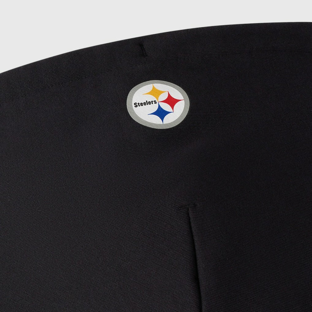 Pittsburgh Steelers OVO x NFL Unisex Full-Zip Waffle-Lined Hoodie Black | NFL