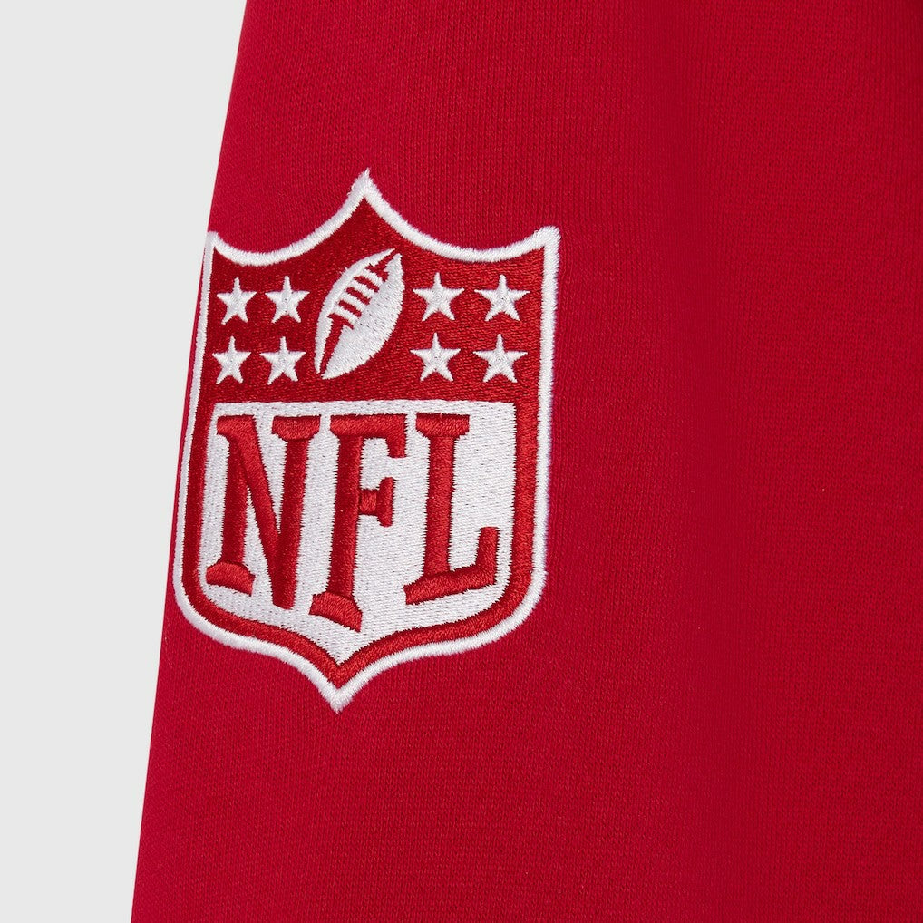 San Francisco 49ers OVO x NFL Unisex Full-Zip Waffle-Lined Hoodie Scarlet | NFL