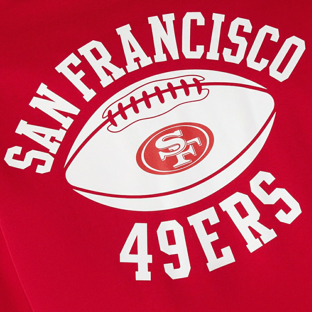 San Francisco 49ers OVO x NFL Unisex Full-Zip Waffle-Lined Hoodie Scarlet | NFL