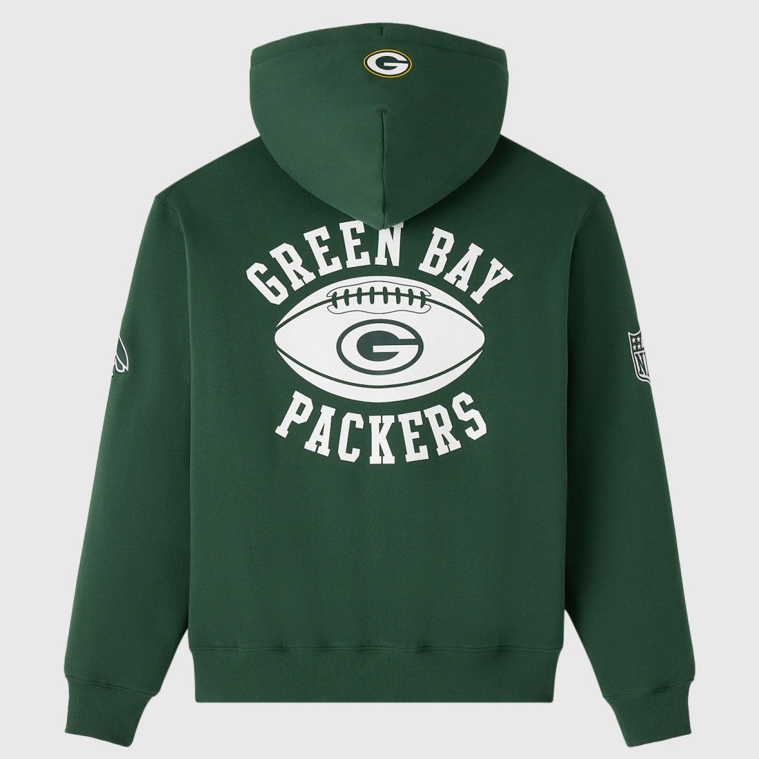 Green Bay Packers OVO x NFL Unisex Full-Zip Waffle-Lined Hoodie Green | NFL