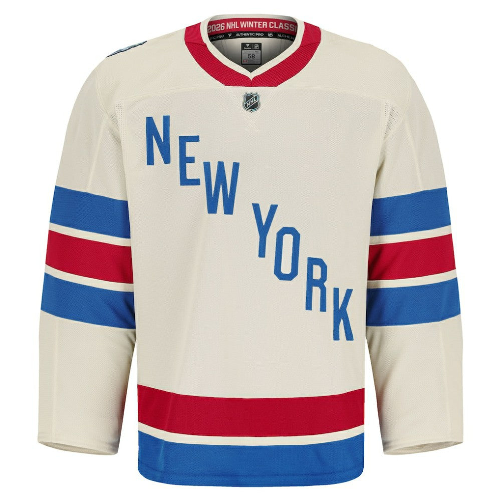 New York Rangers Fanatics 2026 NHL Winter Classic Authentic Pro Jersey - Beige - NHL