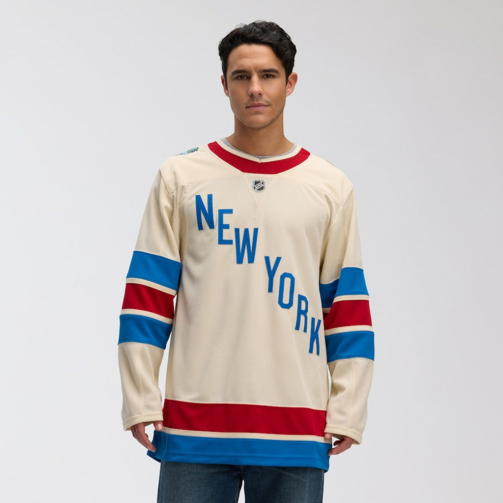 New York Rangers Fanatics 2026 NHL Winter Classic Authentic Pro Jersey - Beige - NHL