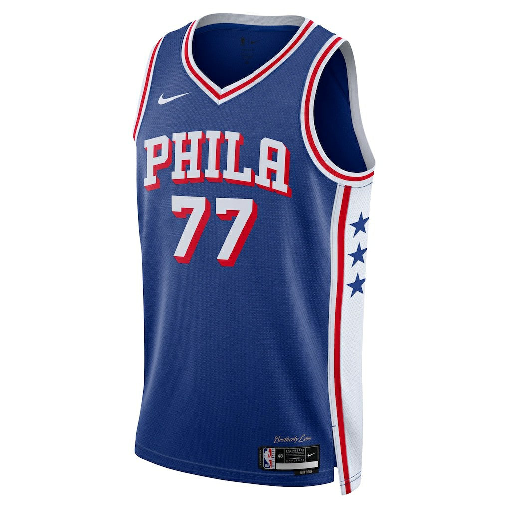 VJ Edgecombe Philadelphia 76ers Unisex Swingman Jersey Icon Edition Royal - NBA
