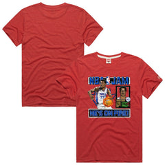 VJ Edgecombe Philadelphia 76ers Homage Unisex NBA Jam Tri-Blend T-Shirt Red - NBA