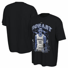 Ja Morant Memphis Grizzlies Unisex 2025/26 City Edition Player Graphic T-Shirt Black - NBA