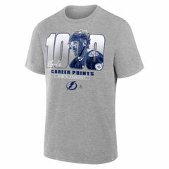 Nikita Kucherov Tampa Bay Lightning 1000 Career Points Legacy T-Shirt - Gray - NHL
