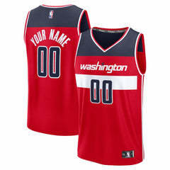 Washington Wizards Fastbreak Custom Jersey Red Icon Edition - NBA