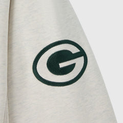 Green Bay Packers OVO x NFL Unisex Fleece Sweatshirt Heather Gray | NFL