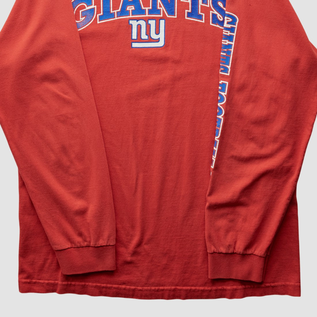 New York Giants NFL 2000s Long Sleeve T-shirt Red Vintage | Fanatics