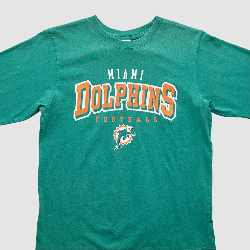 Miami Dolphins NFL 2000s Long Sleeve T-shirt Teal Vintage | Fanatics