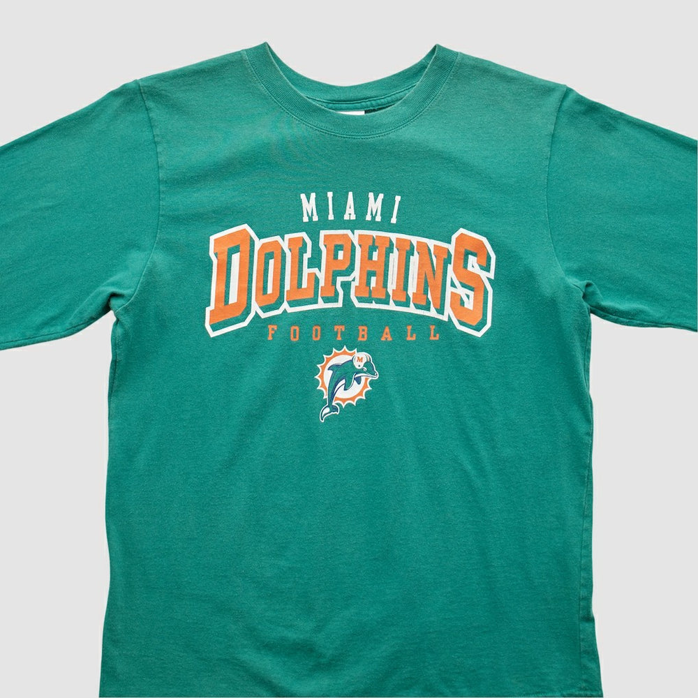 Miami Dolphins NFL 2000s Long Sleeve T-shirt Teal Vintage | Fanatics