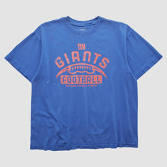 New York Giants Reebok 2000s T-shirt Blue Vintage | Fanatics