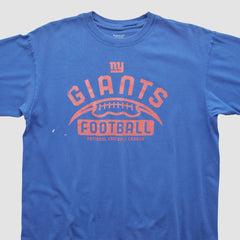 New York Giants Reebok 2000s T-shirt Blue Vintage | Fanatics