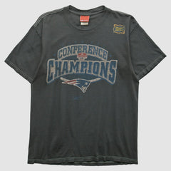 New England Patriots Reebok 2000s T-shirt Charcoal Vintage | Fanatics