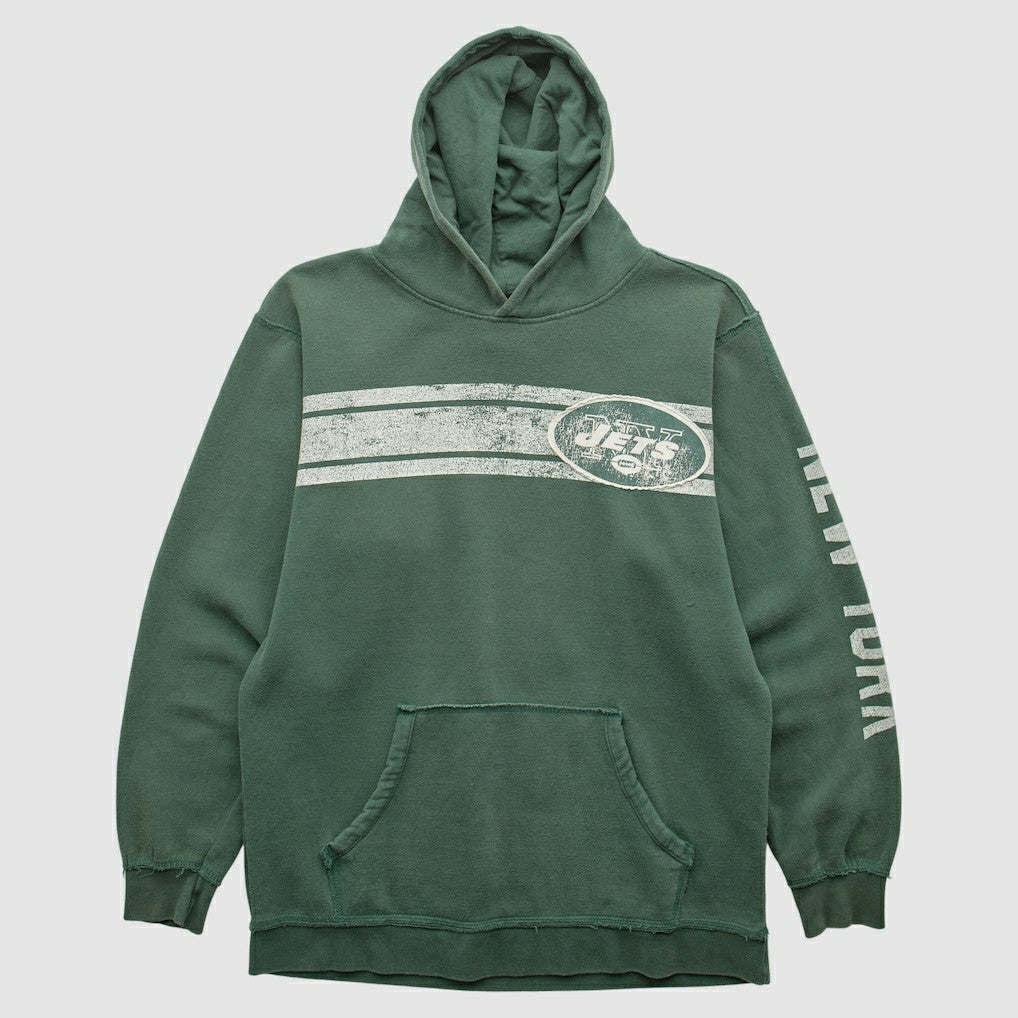New York Jets 2000s Hooded Pullover Sweatshirt Green Vintage | Fanatics