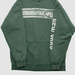 New York Jets 2000s Hooded Pullover Sweatshirt Green Vintage | Fanatics