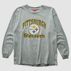 Pittsburgh Steelers NFL 2000s T-shirt Heather Gray Vintage | Fanatics