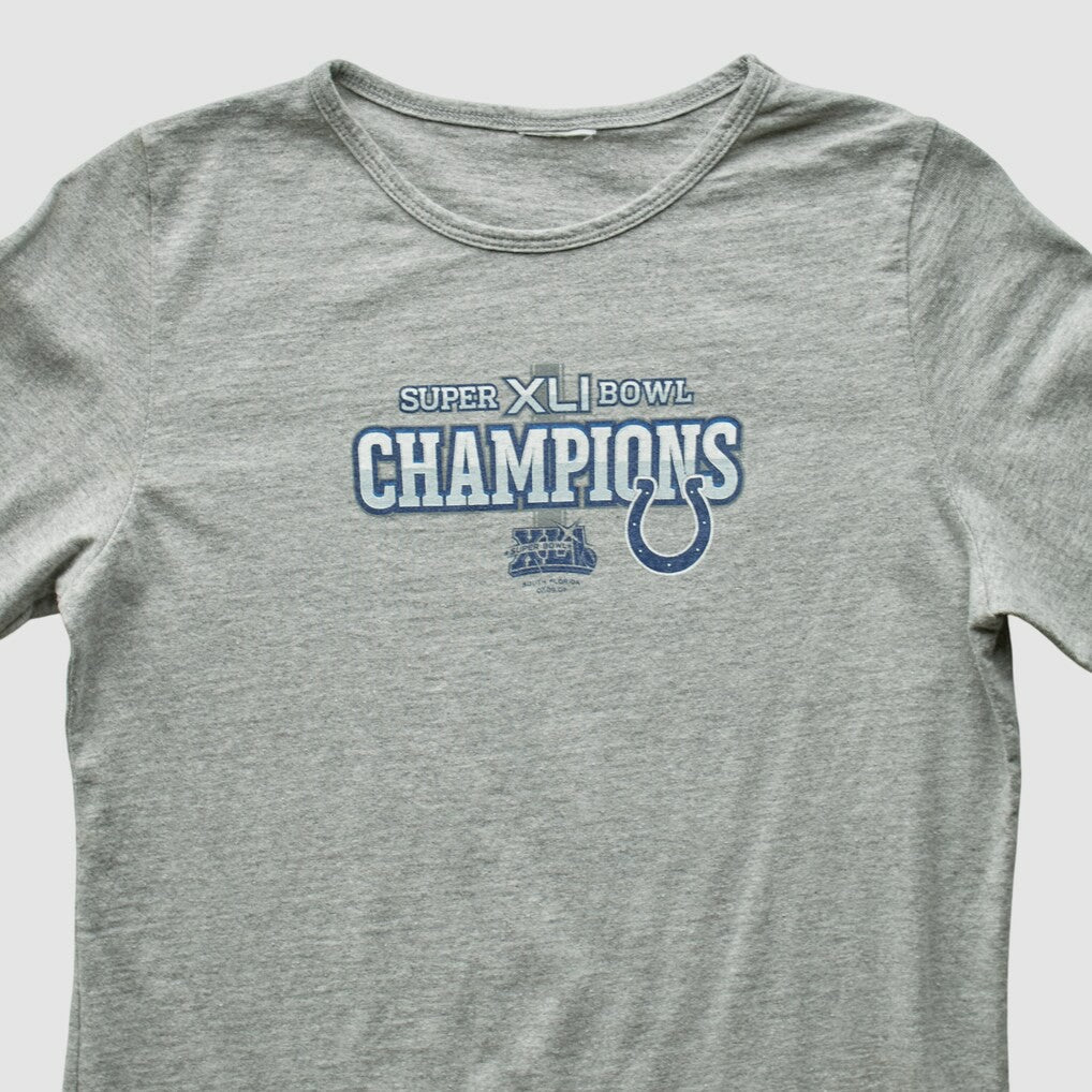 Indianapolis Colts 2007 Long Sleeve T-shirt Heather Gray Vintage | Fanatics