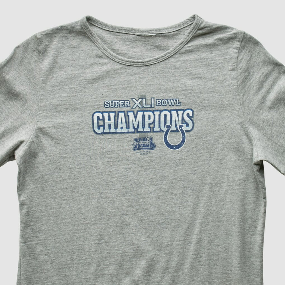 Indianapolis Colts 2007 Long Sleeve T-shirt Heather Gray Vintage | Fanatics
