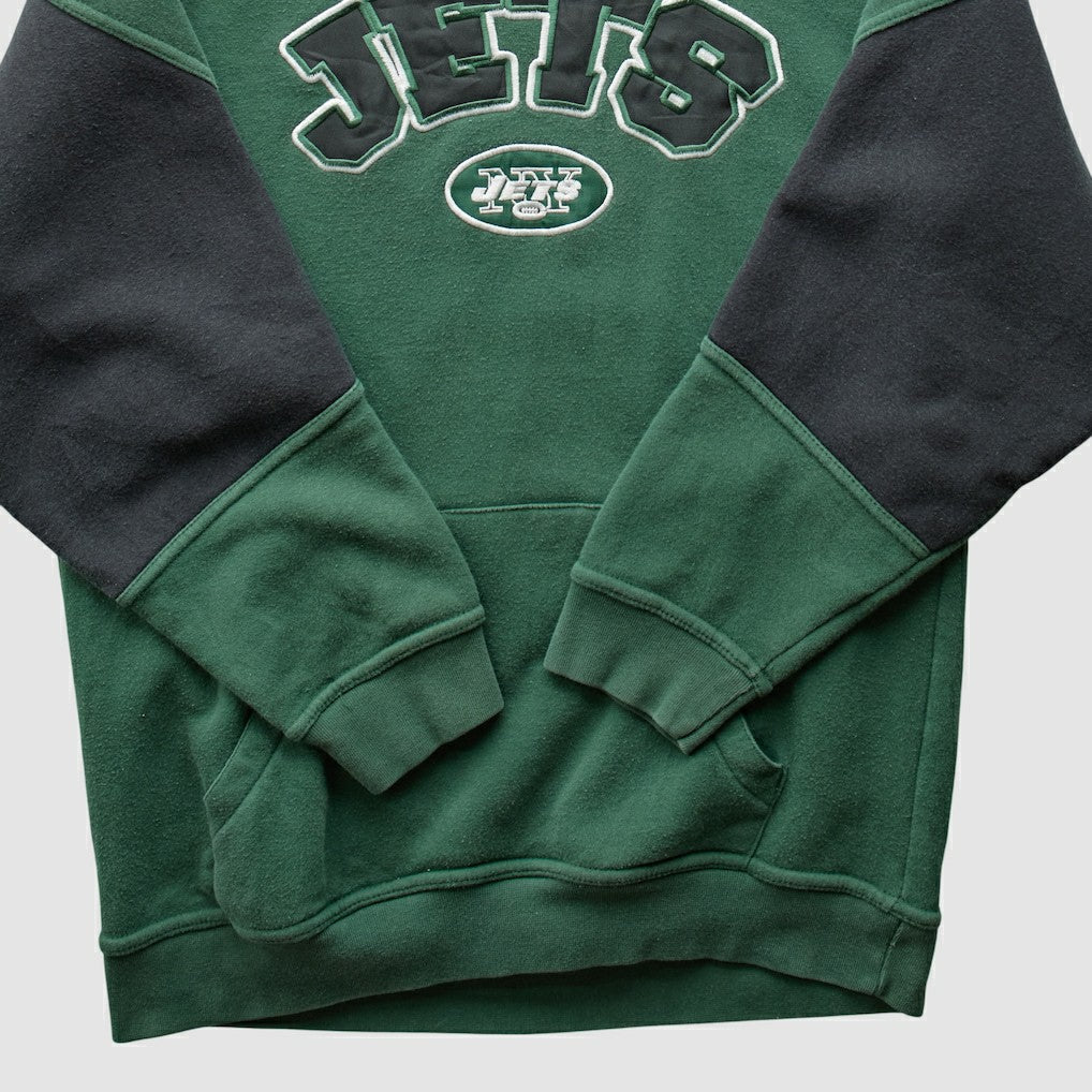 New York Jets NFL 2000s Hooded Pullover Sweatshirt Green Vintage | Fanatics
