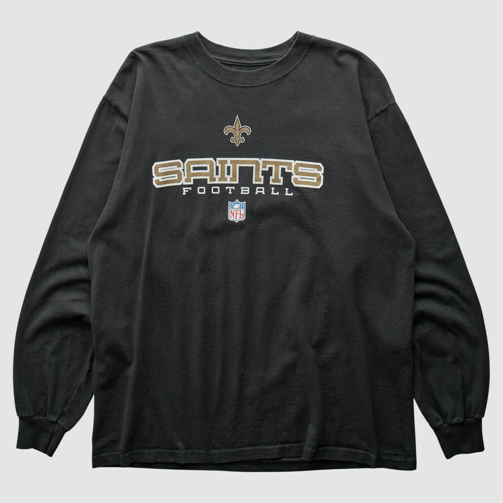 New Orleans Saints 2000s Long Sleeve T-shirt Black Vintage | Fanatics