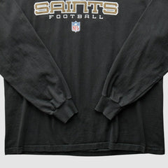 New Orleans Saints 2000s Long Sleeve T-shirt Black Vintage | Fanatics