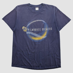 Milwaukee Brewers Logo Athletic 2001 T-shirt - MLB