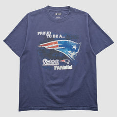 New England Patriots 2010s T-shirt Navy Vintage | Fanatics