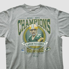 Green Bay Packers Reebok 2010 T-shirt Heather Gray Vintage | Fanatics