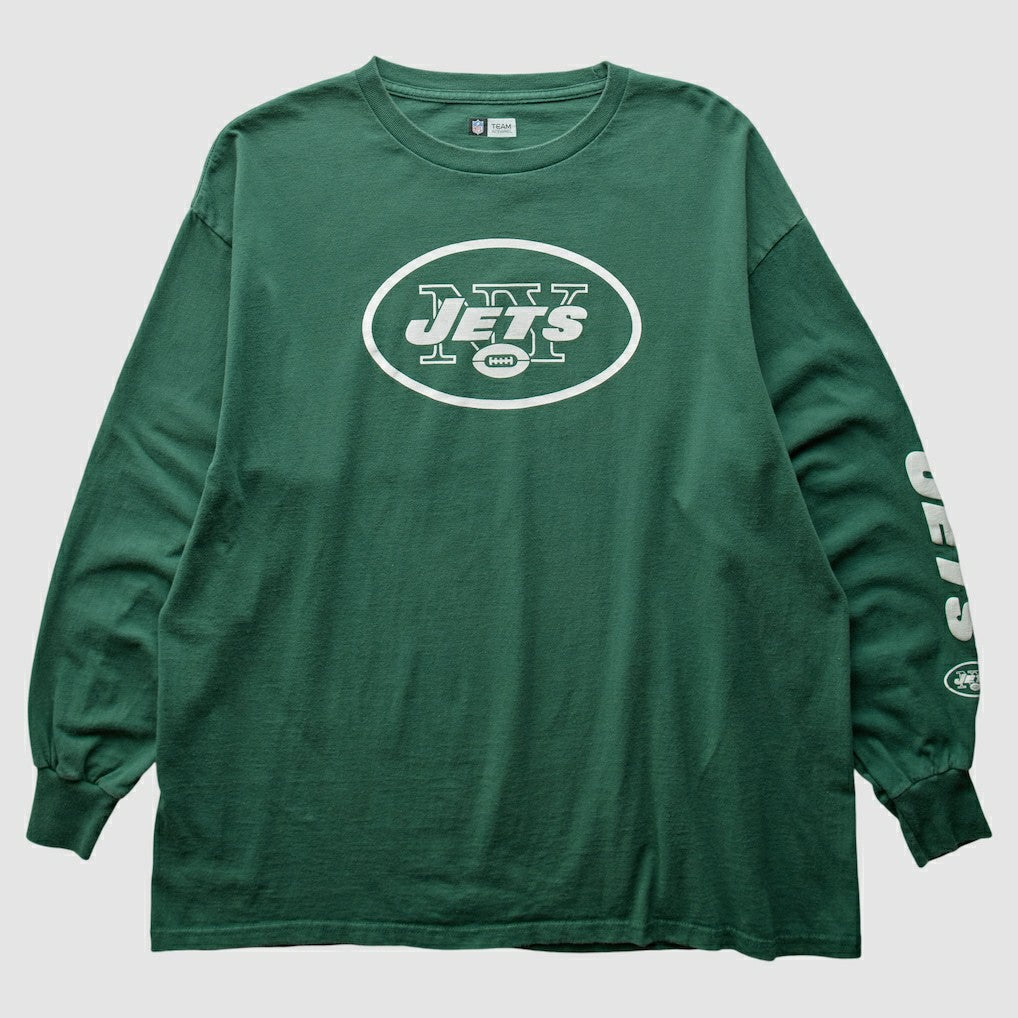 New York Jets 2010s Long Sleeve T-shirt Green Vintage | Fanatics