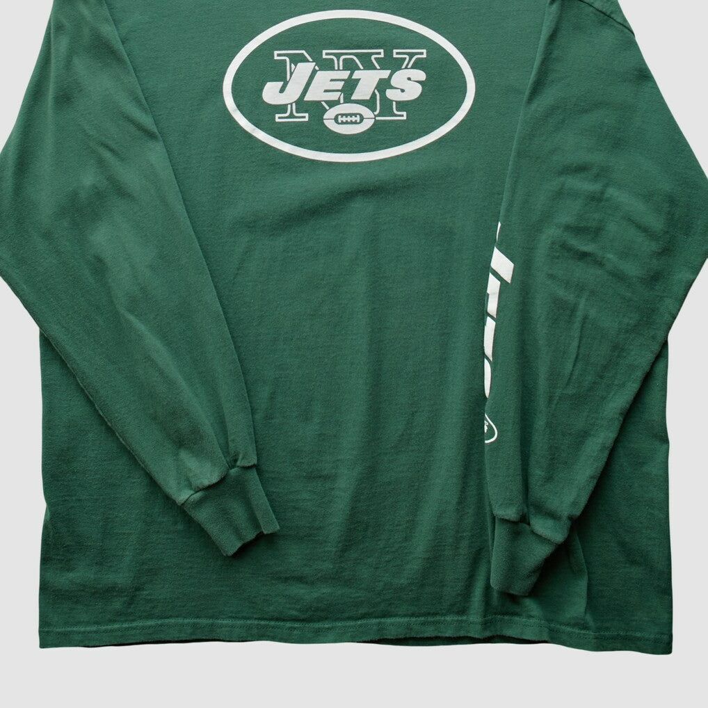 New York Jets 2010s Long Sleeve T-shirt Green Vintage | Fanatics