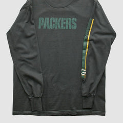 Green Bay Packers NFL 2000s Long Sleeve T-shirt Charcoal Vintage | Fanatics