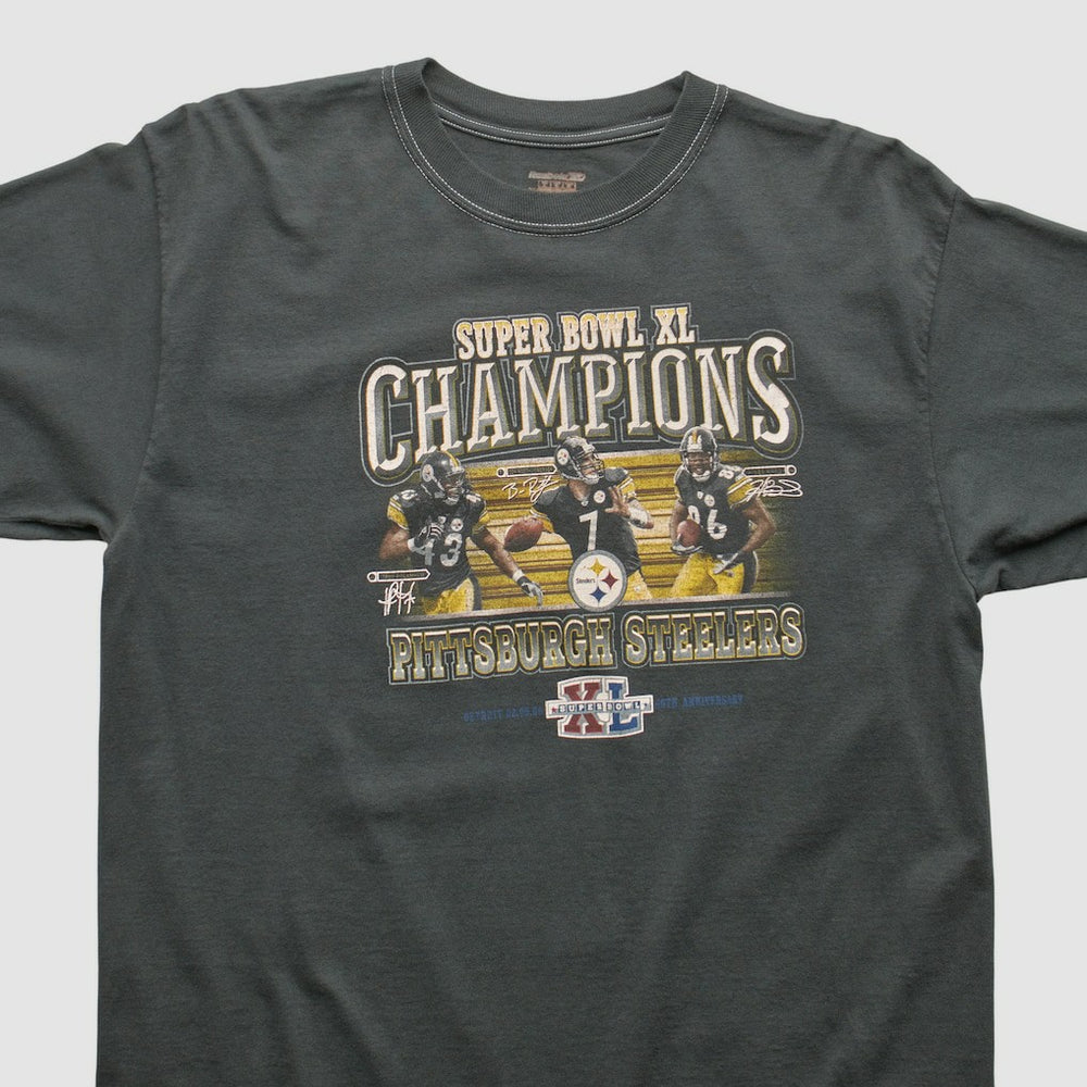 Pittsburgh Steelers Reebok 2006 T-shirt Charcoal Vintage | Fanatics