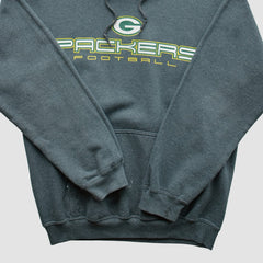 Green Bay Packers 2000s Hooded Pullover Sweatshirt Dark Heather Gray Vintage | Fanatics
