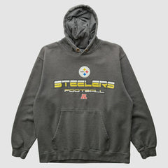 Pittsburgh Steelers NFL 2010s Hooded Pullover Sweatshirt Gray Vintage | Fanatics