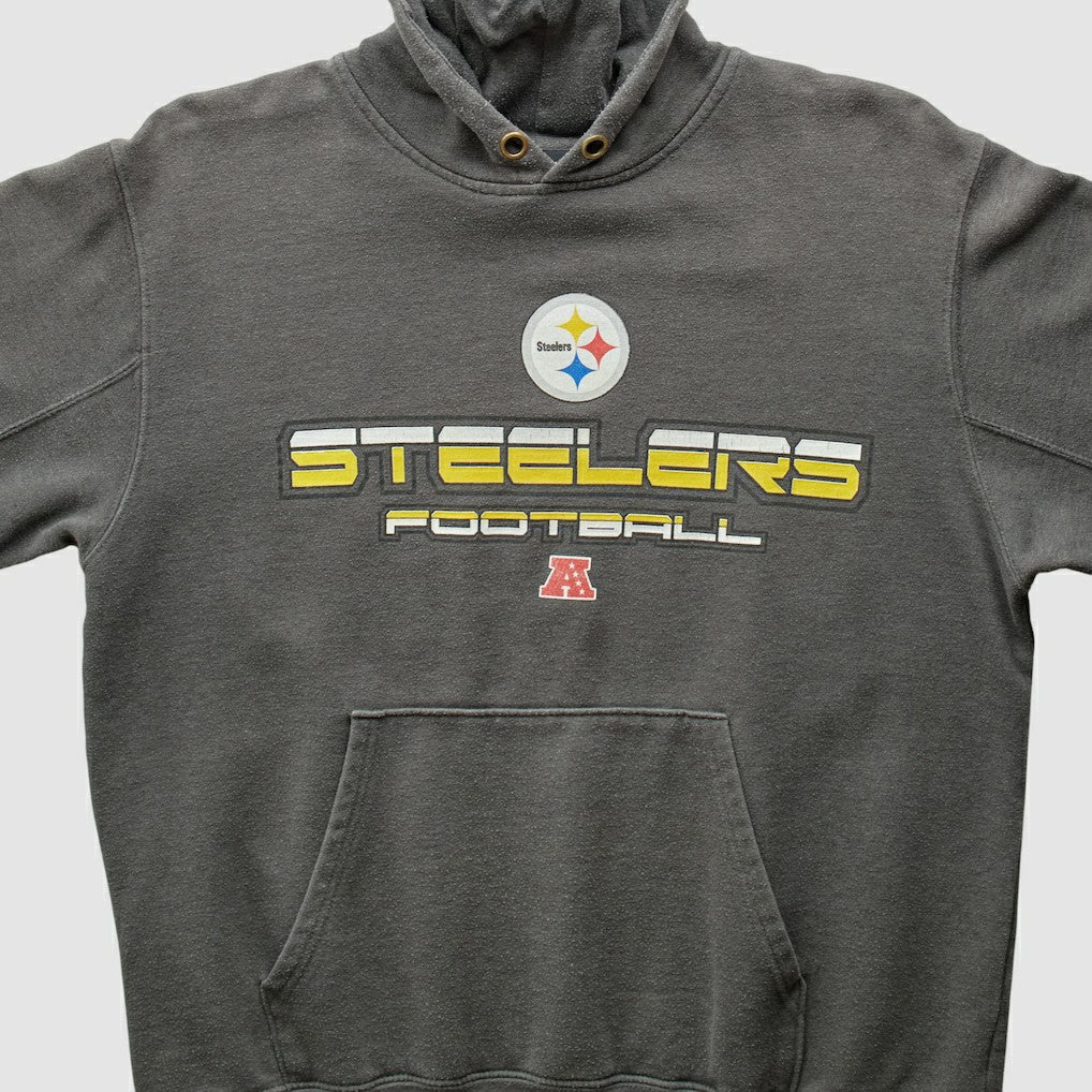 Pittsburgh Steelers NFL 2010s Hooded Pullover Sweatshirt Gray Vintage | Fanatics