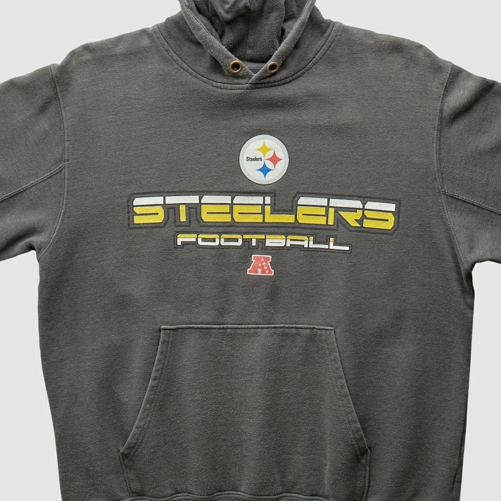 Pittsburgh Steelers NFL 2010s Hooded Pullover Sweatshirt Gray Vintage | Fanatics