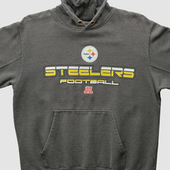 Pittsburgh Steelers NFL 2010s Hooded Pullover Sweatshirt Gray Vintage | Fanatics